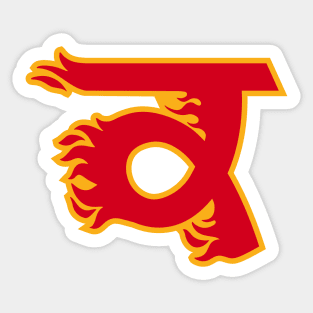 Flame Type Sticker